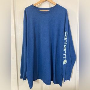 Carhartt Blue Long Sleeve Tee